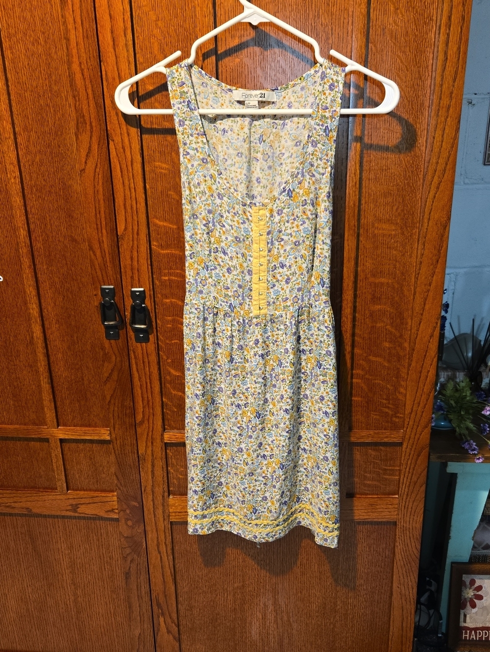 Size Small Floral Dress By F21
